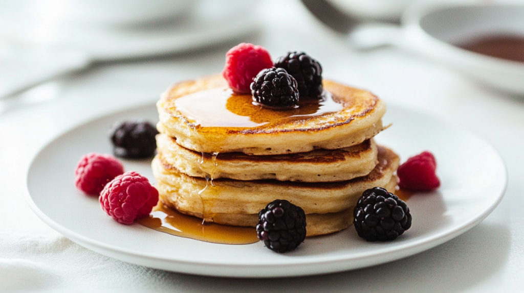 Easy Fluffy Pancakes from scratch