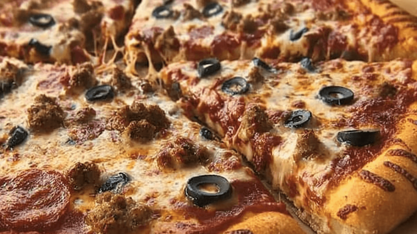 Easy homemade Domino's Pizza