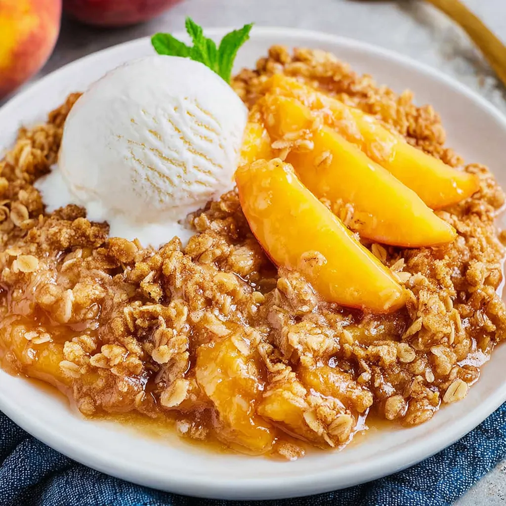 Fresh Peach Crisp