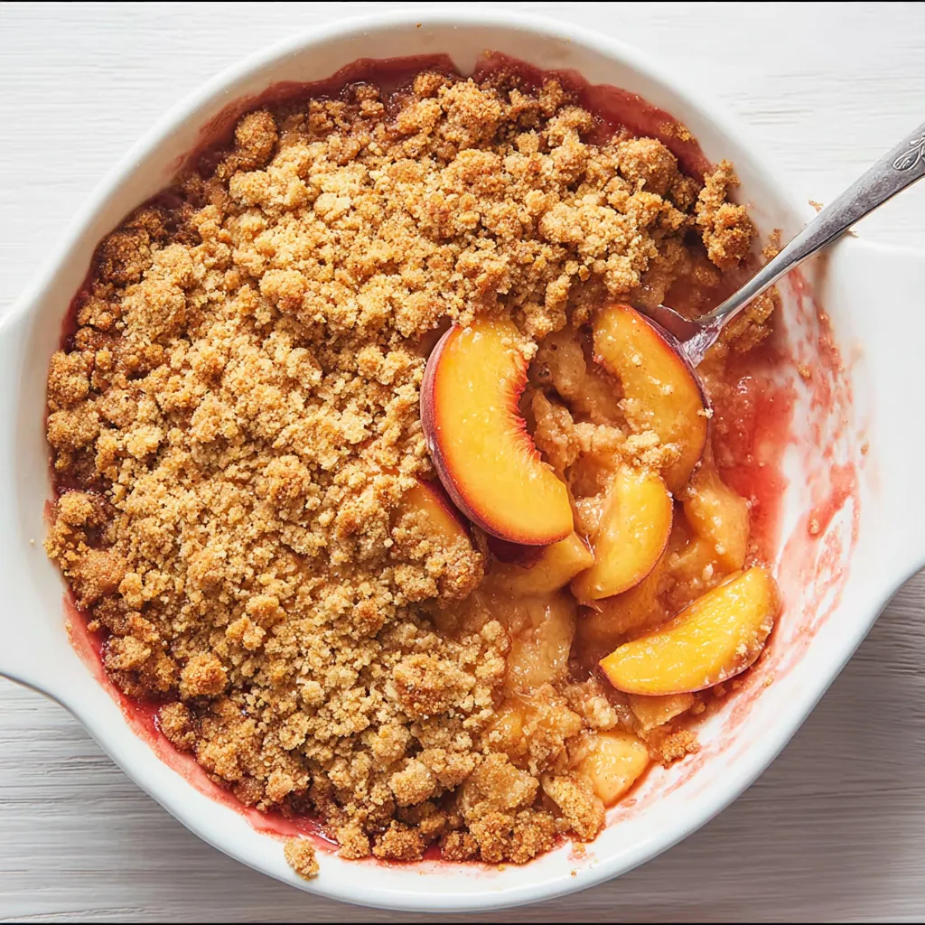 Peach Crumble