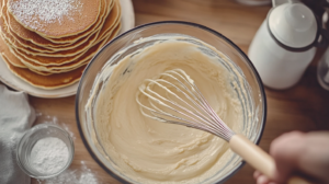 Preparing Pancake Batter Without Milk