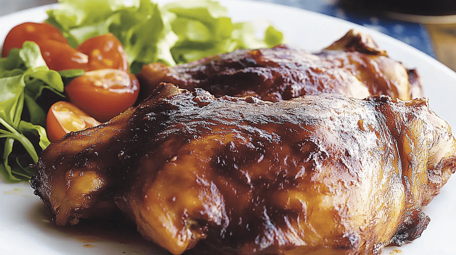 A close-up of tender, juicy chicken slices on a plate, garnished with fresh herbs, showcasing the perfect softness and texture achieved with restaurant-style techniques.