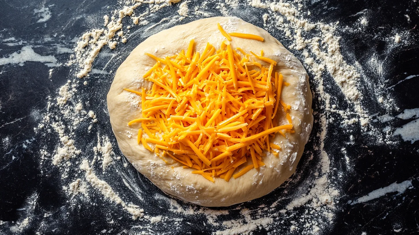 Cheddar-Loaded Dough