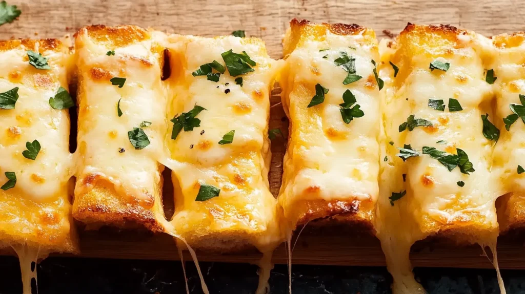 Crispy Garlic Cheese Bread
