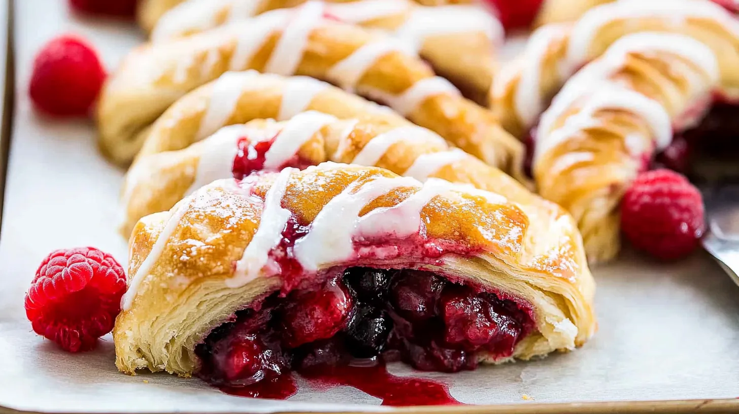 Raspberry Cream Cheese Crescent Ring 2