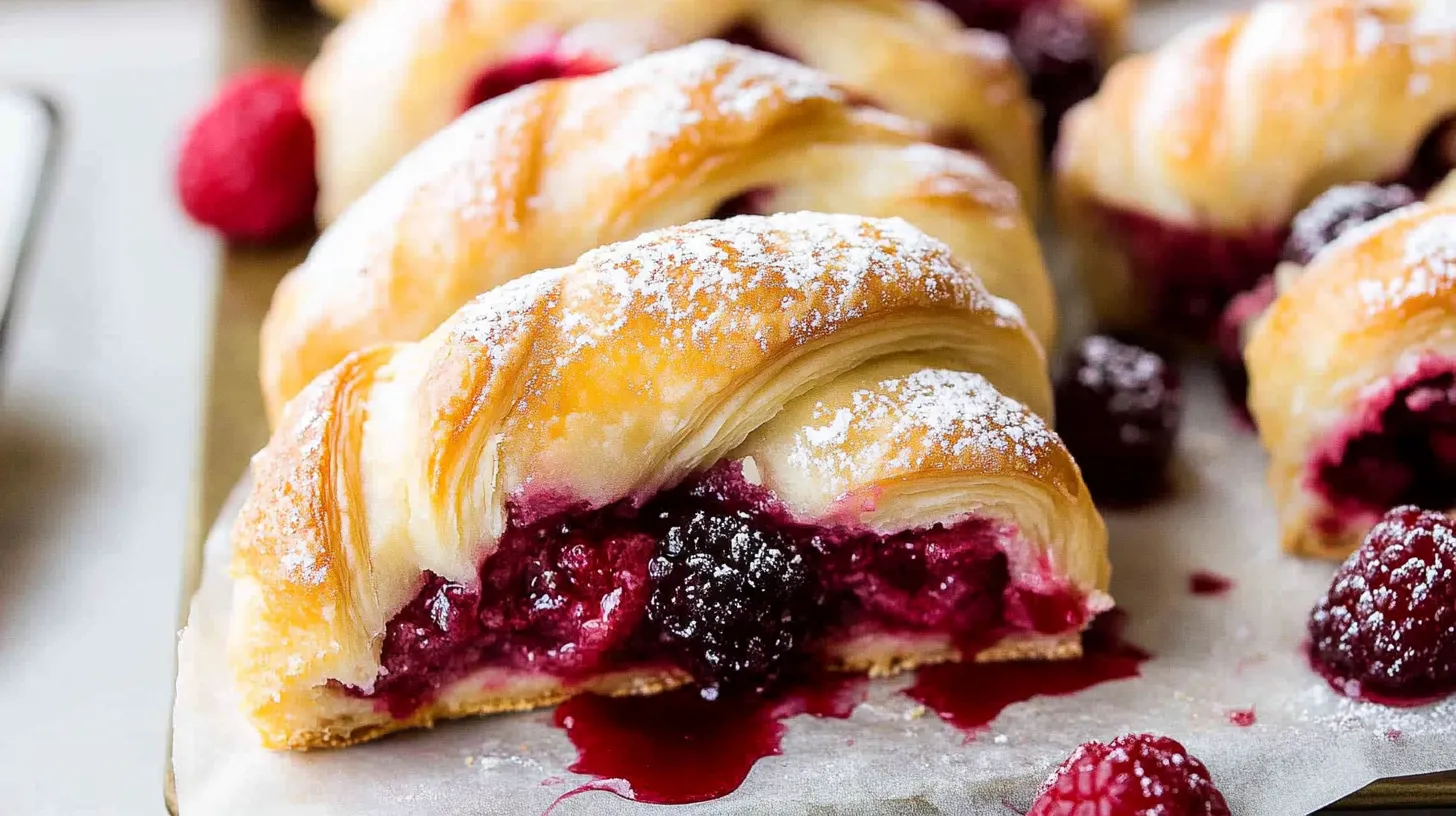 Raspberry Cream Cheese Crescent Ring 3 