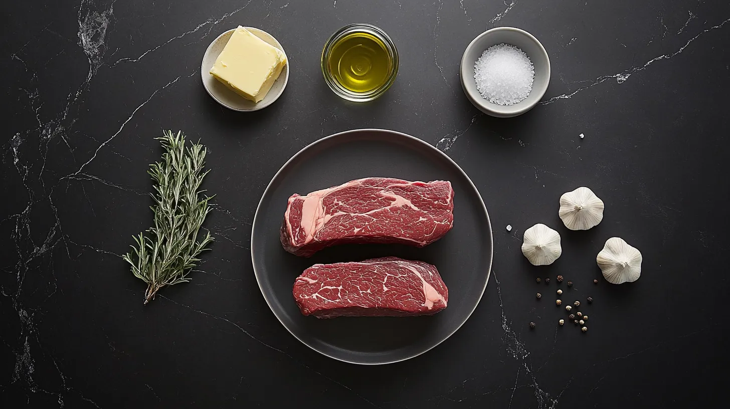 Steak ingredients