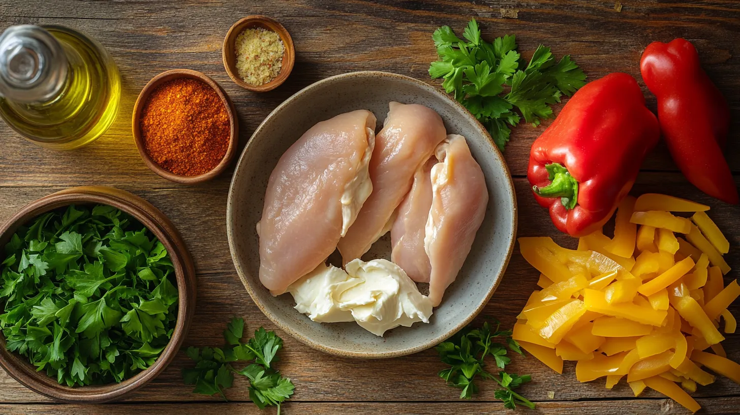 Cajun Stuffed Chicken Ingredients