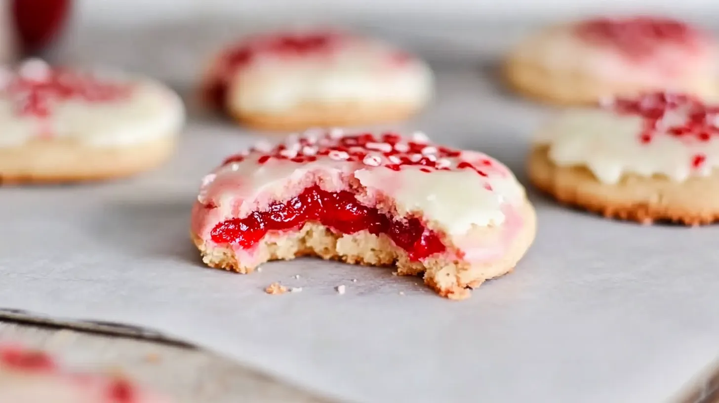 Cherry-Filled Shortbread Cookies