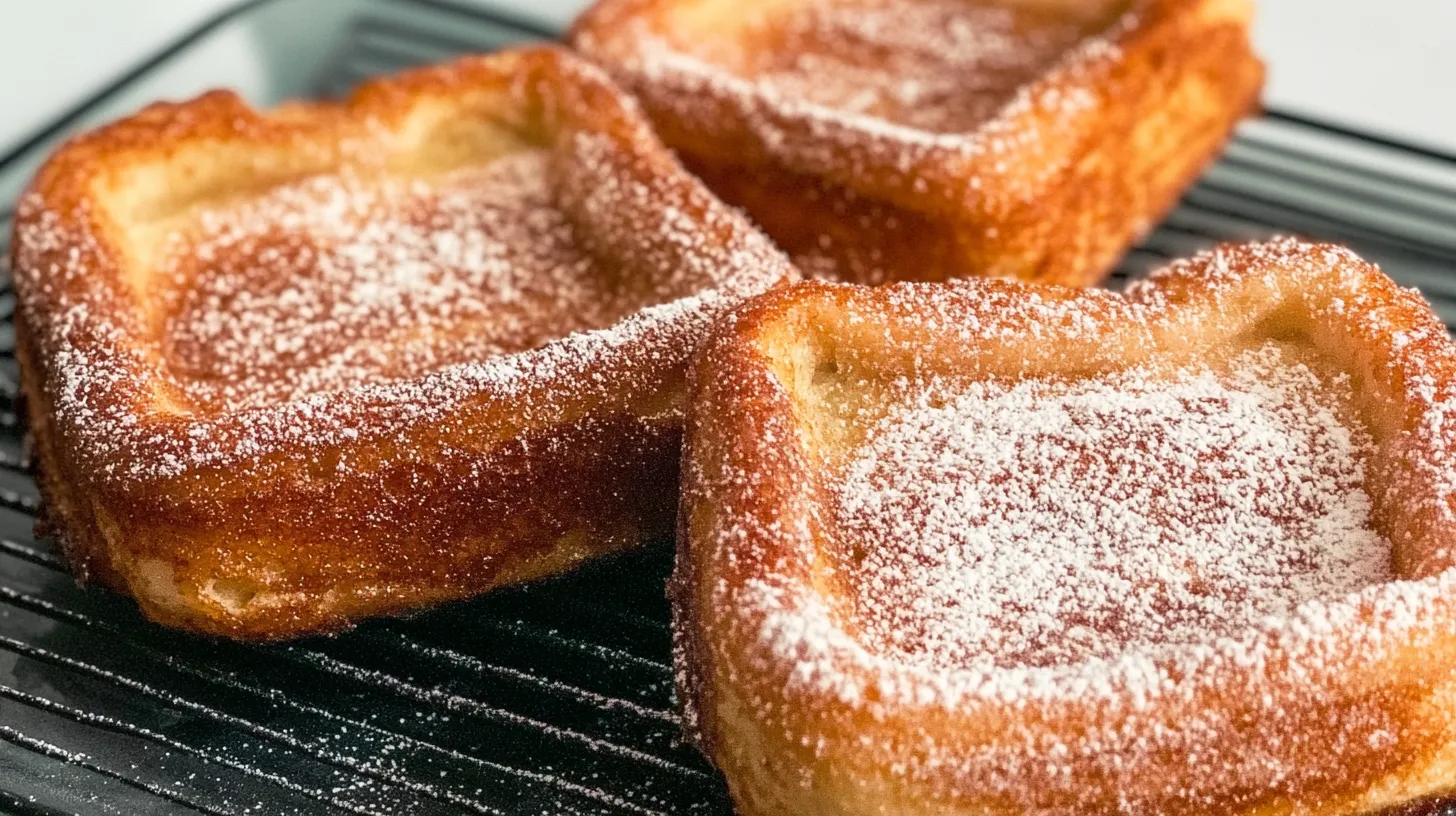 Perfectly Fried Churro French Toast Squares