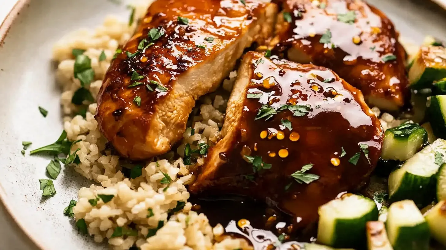 Sticky Honey Garlic Chicken Medallions