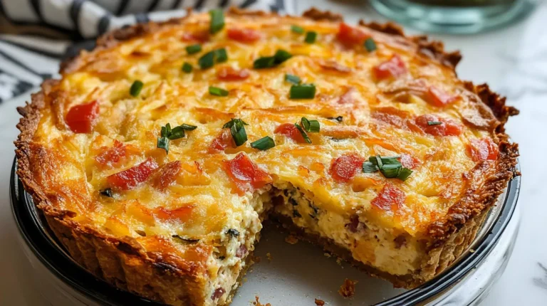 golden-hash-brown-quiche-with-scallions.