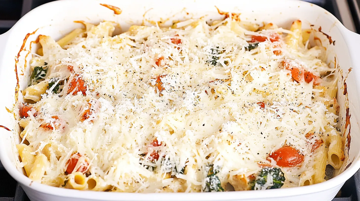 parmesan-crusted-tuscan-pasta-bake
