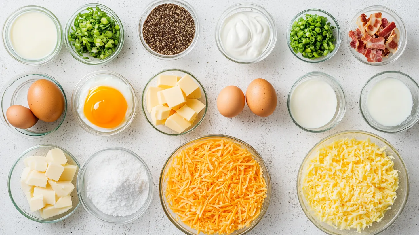 quiche-ingredients-eggs-dairy-cheese-onions