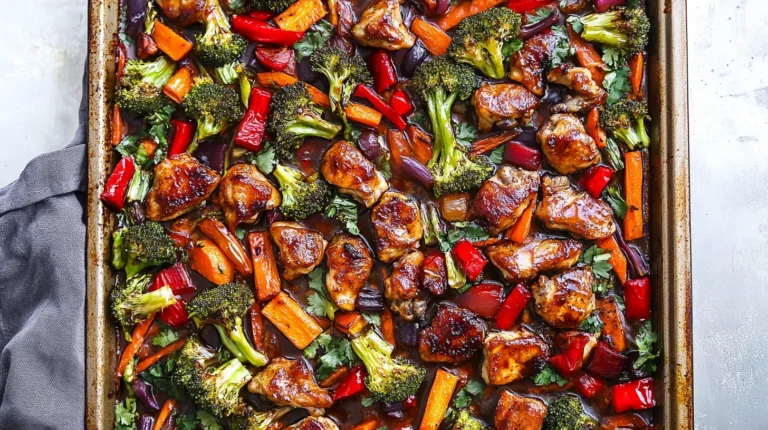 sheet-pan-teriyaki-chicken-glazed-vegetables-bake